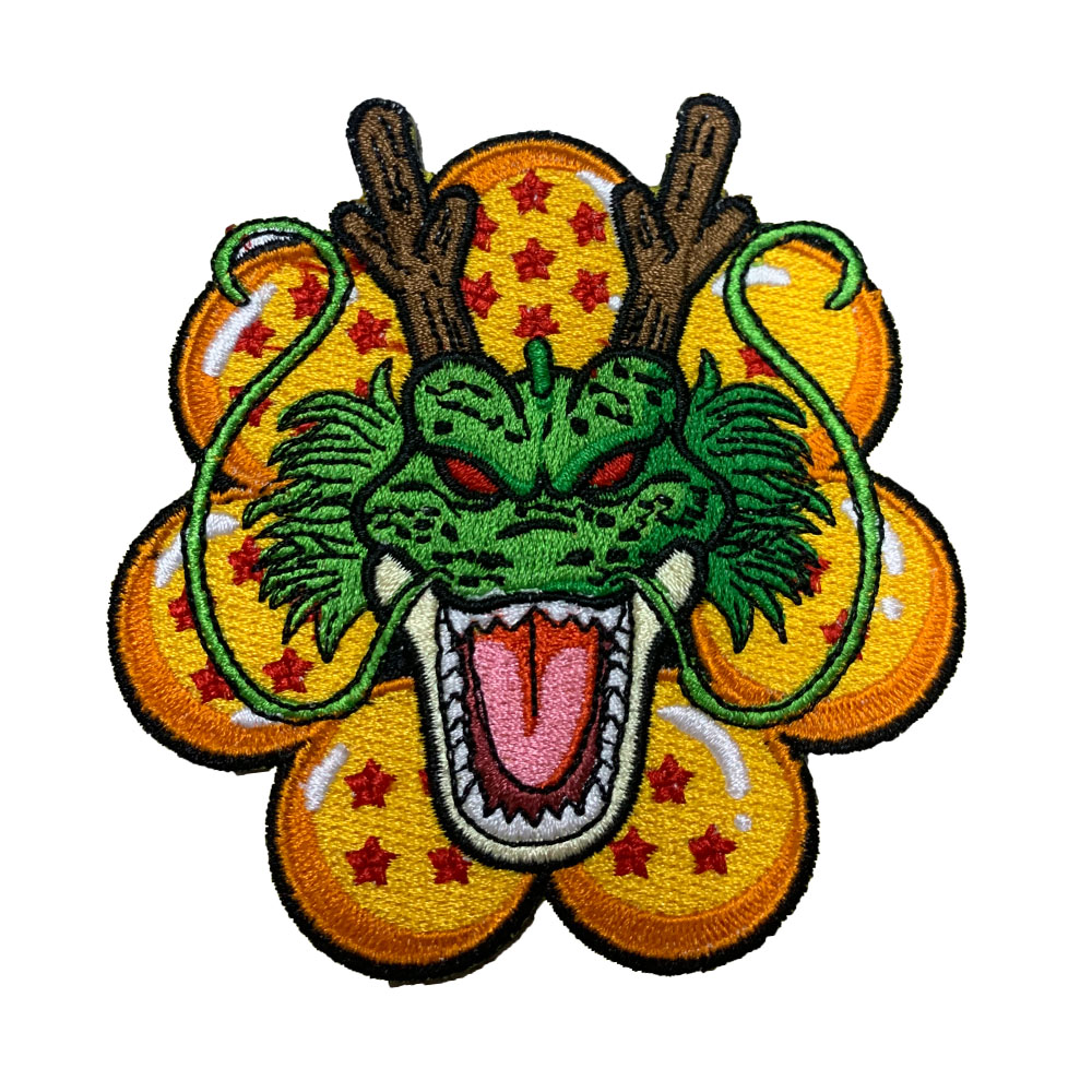 embroidered patches with hot cut knife cut to shape borders