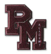maroon chenille patch for letterman jacket
